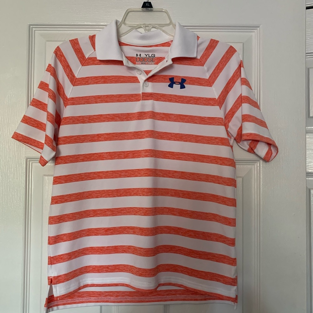 Under armour collard shirt-boys